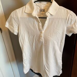 Converse White Polo Shirt Size XS